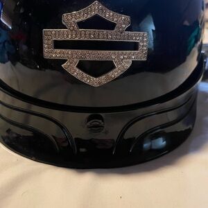 Harley-Davidson Black Helmet with Rhinestone logo